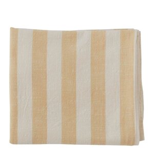 OYOY Striped bordduk 260x140 cm Vanilla
