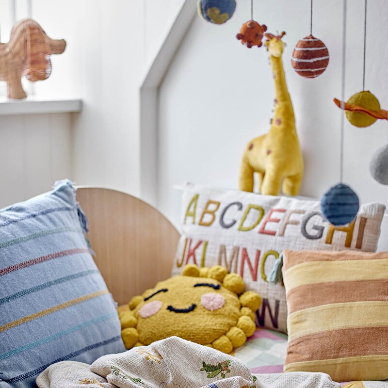 Bloomingville MINI Pute Lexi 25x25 cm natur