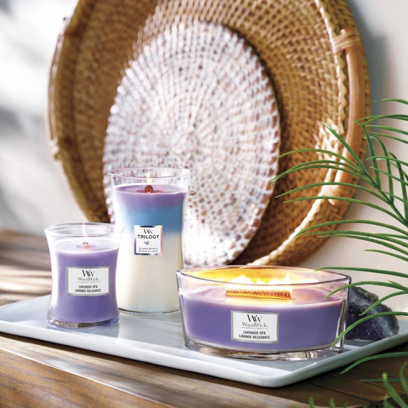 WoodWick Ellipse duftlys lavender spa