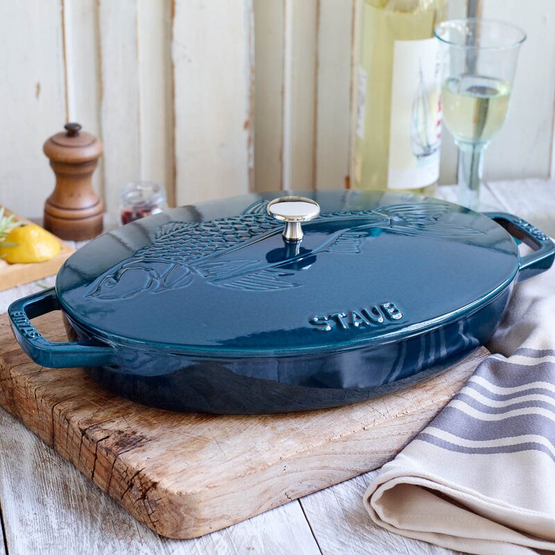 Staub La Cocotte ovalt gryte med lokk 32 cm 2,8L la mer