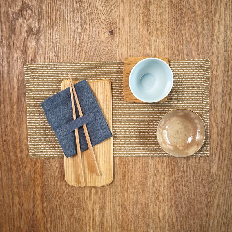 The Organic Company Kjøkkenklut 18x35 cm 3 stk khaki stone