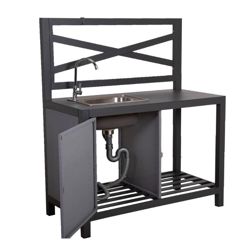 Easy Living Tampa utekjøkken mørk grå