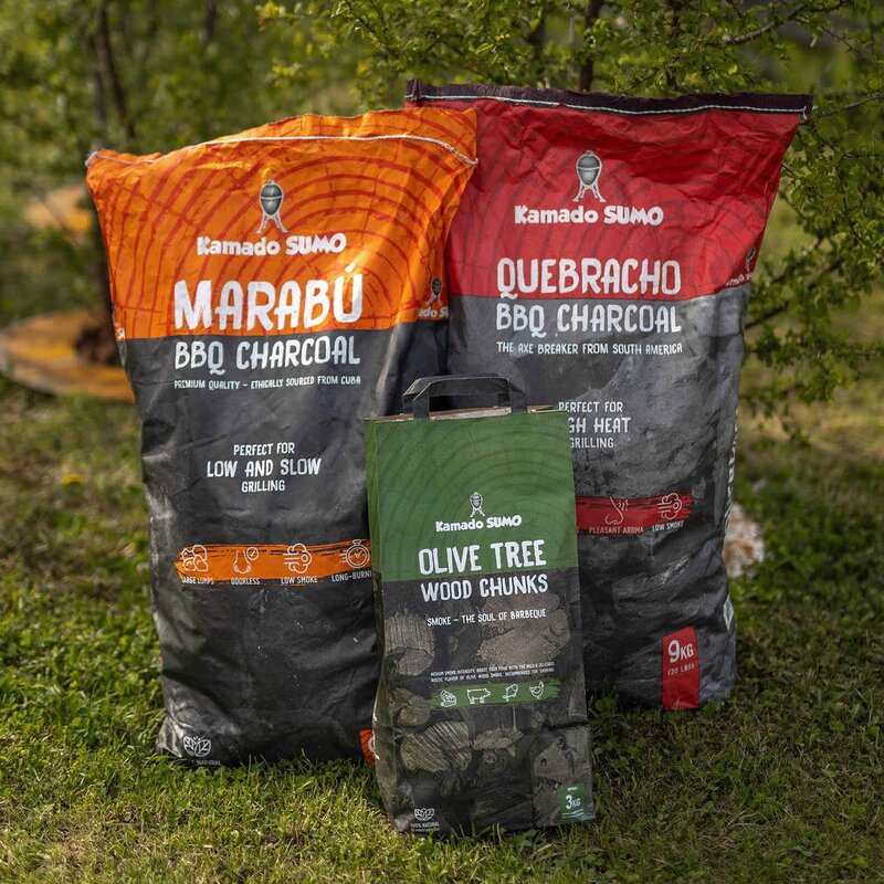 Kamado SUMO Olive Tree Wood Chunks røykeved 3 kg oliventre