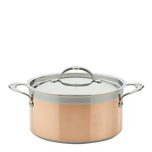 Hestan Copperbond gryte med lokk 5,7L kobber