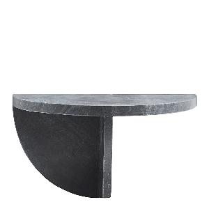 House Doctor Vegghylle Mega i marmor 18x36x18 cm svart