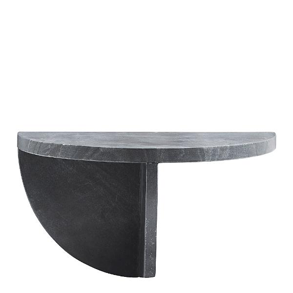 House Doctor Vegghylle Mega i marmor 18x36x18 cm svart