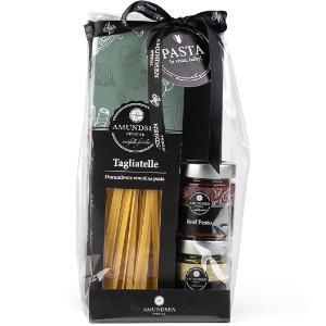 Amundsen Spesial Gavepose m/pasta & pesto klar/svart