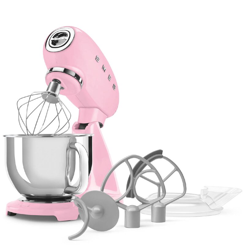 SMEG Kjøkkenmaskin SMF05 4,8L rosa