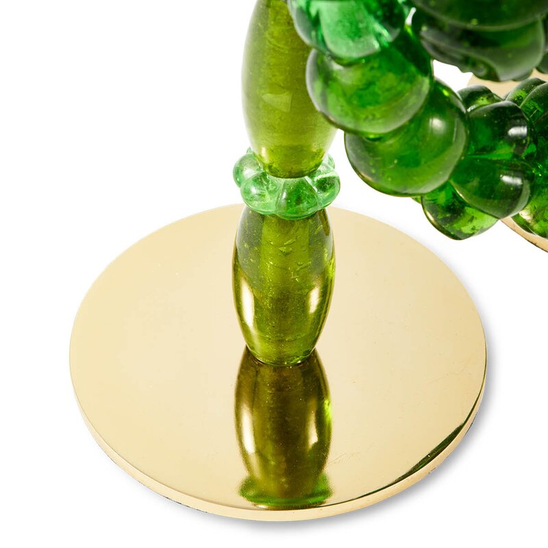 Pols Potten Beads lysestake 38 cm mørk grønn