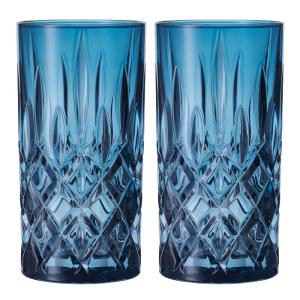 Nachtmann Noblesse Colour longdrinkglass 39,5 cl 2 stk vintage blue