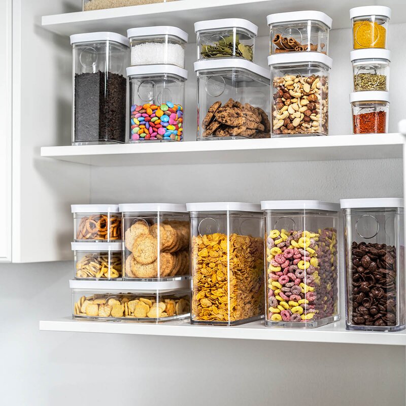 Zwilling Fresh & Save Cube oppbevaringsboks med vakuumlokk 1,6L