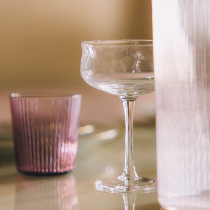 Paveau Swirl Coupe-cocktail glass 26 cl 2 stk Wave