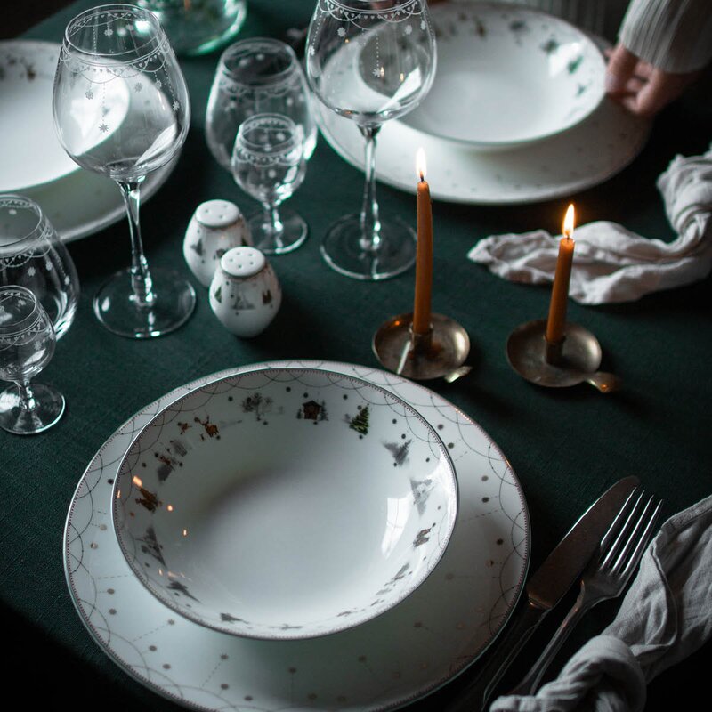 Wik & Walsøe Julemorgen Story salt- & pepperbøsse sett 