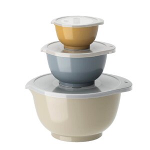 Rosti Margrethe bollesett med lokk 0,25 + 0,75 + 3L Curry/Blue/Humus