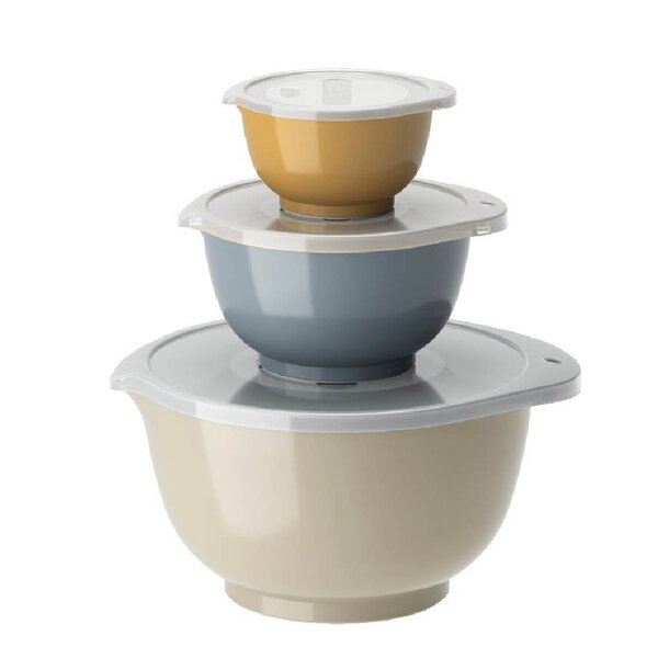Rosti Margrethe bollesett med lokk 0,25 + 0,75 + 3L Curry/Blue/Humus