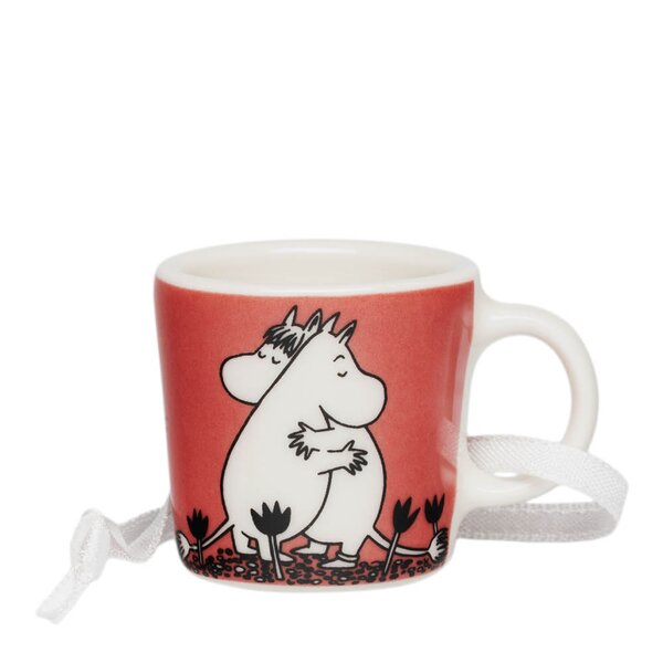 MoominArabia - Mummikopp mini 3 cm Kjærlighet rød