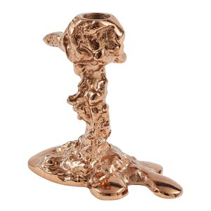 Pols Potten Drip lysestake S 14 cm rosegull