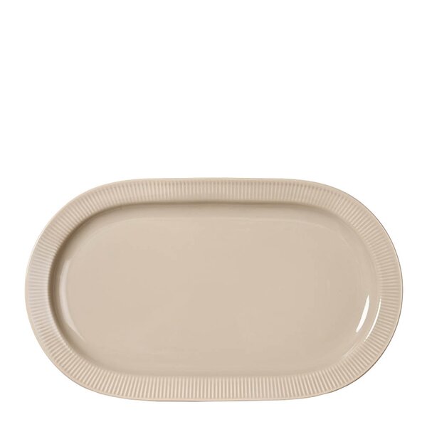 Sagaform Inka serveringsfat 34x20 cm beige