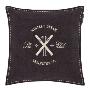 Lexington Putetrekk 50x50 cm Ski Club marin/lysbeige