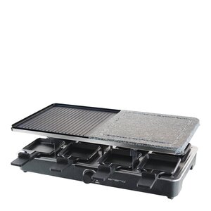 EMERIO Raclette RG-110035 8 personer granitt/støpejern