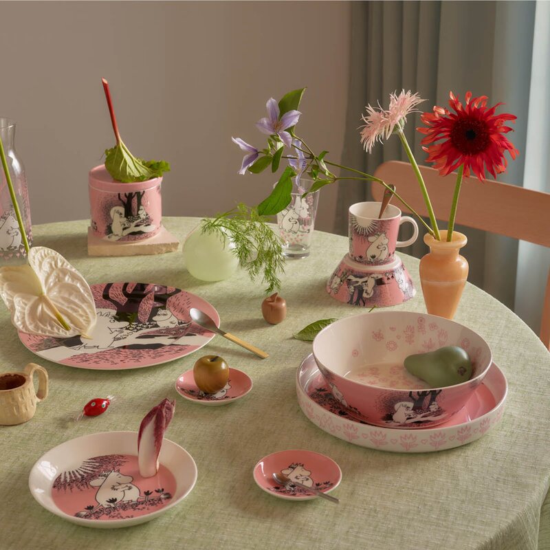 MoominArabia Asjett 15 cm Kjærlighet rosa 30 år