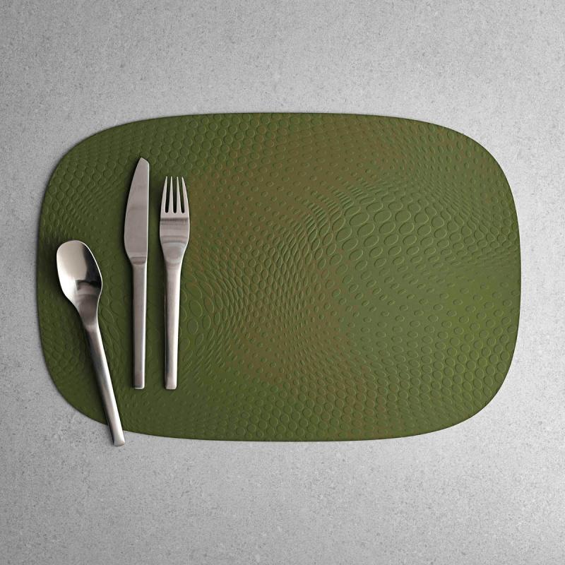 Aida - Life in colour Karim Rashid bordbrikke 45x30,6 cm Olive