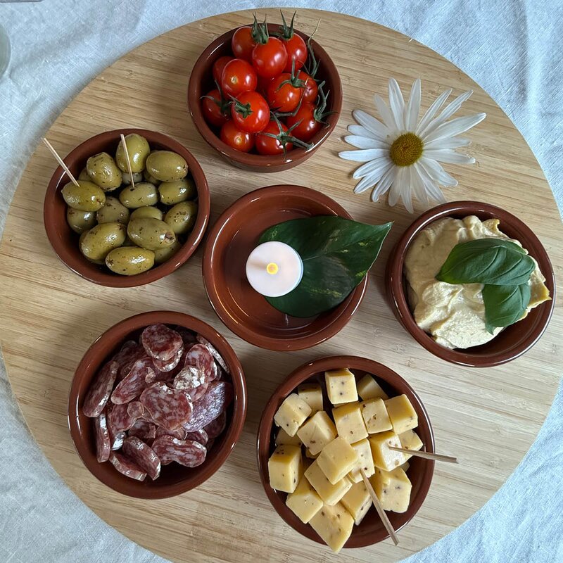 Regas Tapasform 11,5 cm 6 stk terrakotta