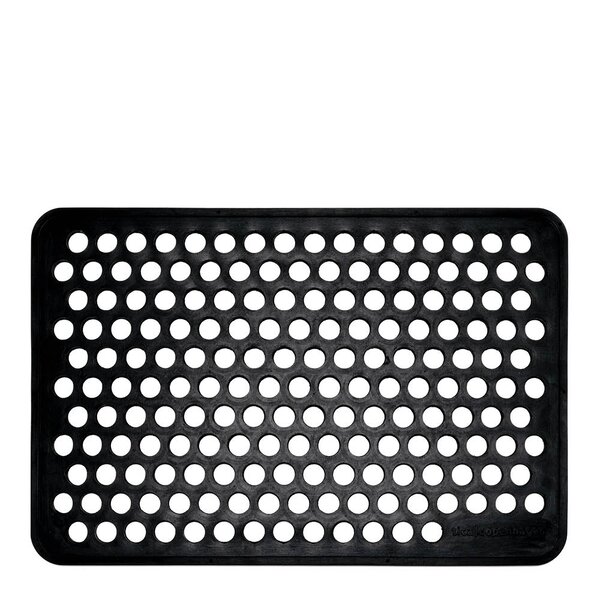 Tica Copenhagen Dot dørmatte gummi 40x60 cm svart