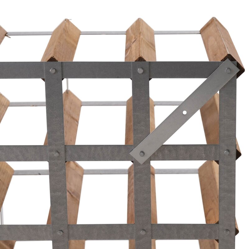 The Swedish Wine Rack Factory Vinstativ 30 flasker montert lys eik