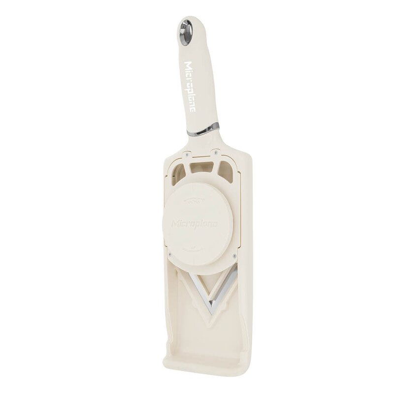 Microplane V-blade mandolin PureCut justerbar cashmere beige