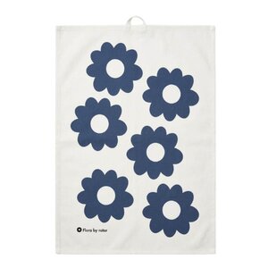 Rotor Design Flora by Rotor kjøkkenhåndkle 50x70 cm koboltblå