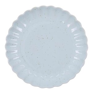House Doctor Scallop tallerken 20 cm lyseblå