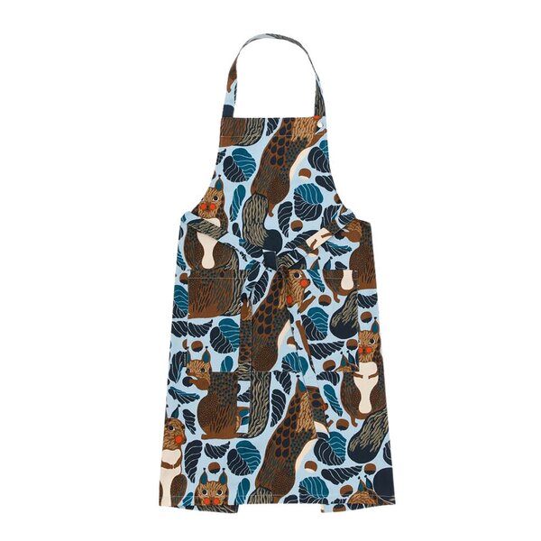 Marimekko Pieni Kurre forkle 85 cm sky blue