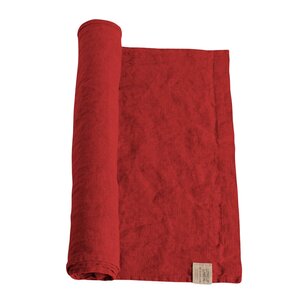 Lovley Linen Lovely bordløper lin 47x150 cm Real Red