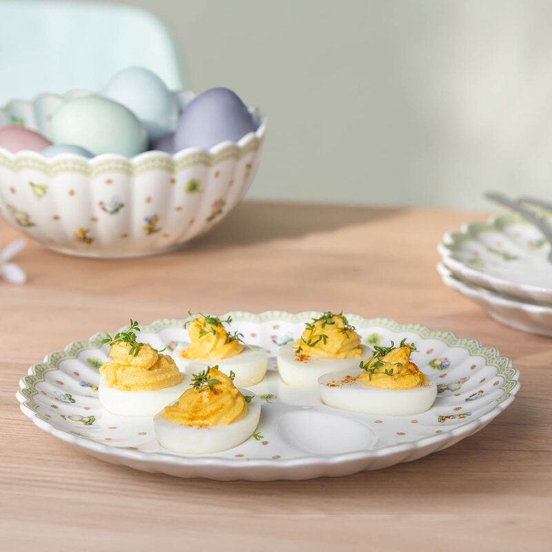 Villeroy & Boch Easter Delight egge tallerken 24 cm hvit