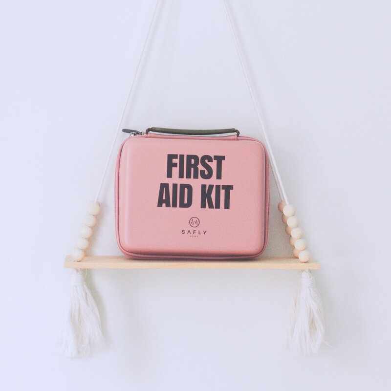Safly Førstehjelpsskrin medium dusty pink