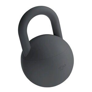 Bala Kettlebell 4,54 kg kullgrå