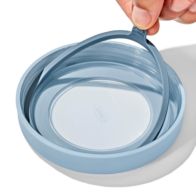 Oxo Twist & Stack oppbevaringsboks 35,5 cl 2 stk klar/blå