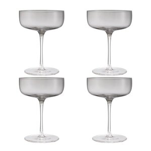 Blomus Fuumi champagne coupe 28 cl 4 stk smoke