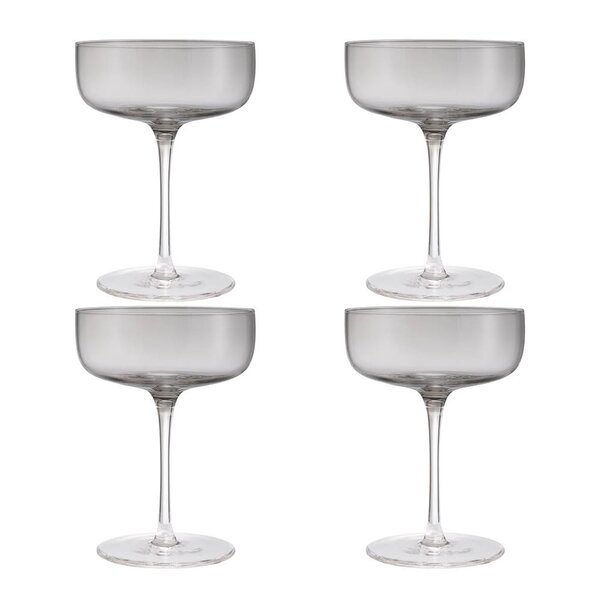 Blomus - Fuumi champagne coupe 28 cl 4 stk smoke