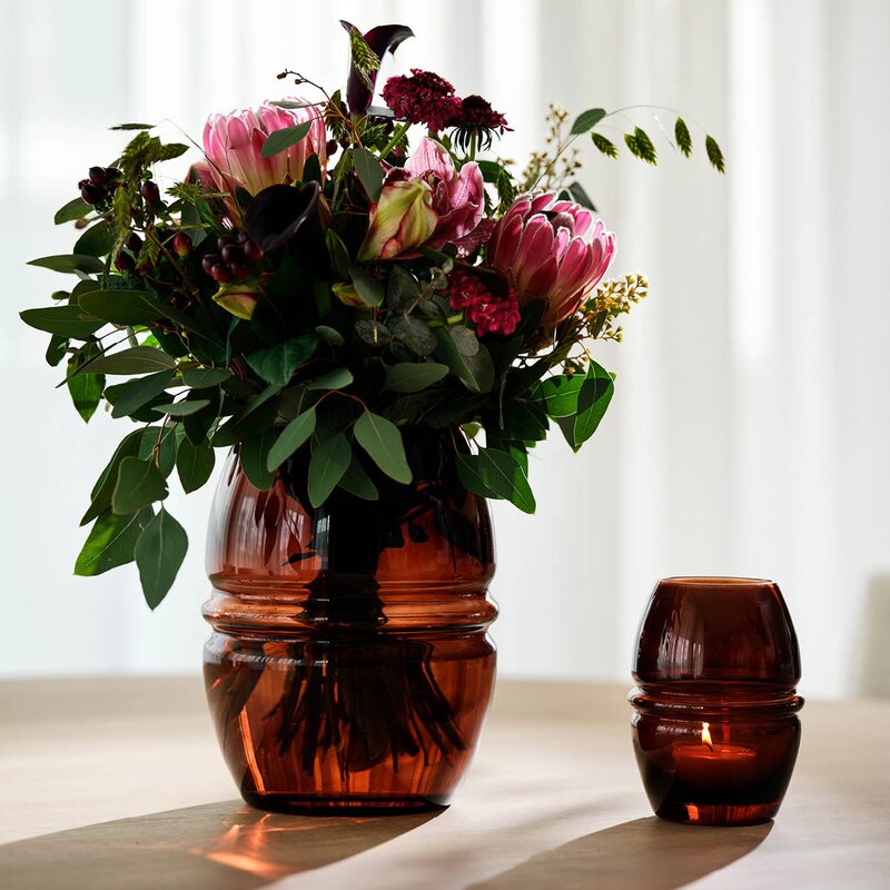 Magnor The Barrel lykt 25 cm brun