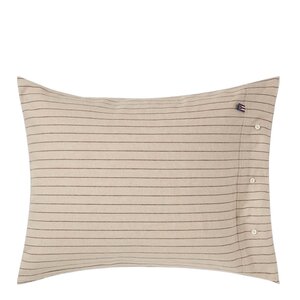 Lexington Putetrekk 50x70 cm bomullsflanell smalstripet beige/brown