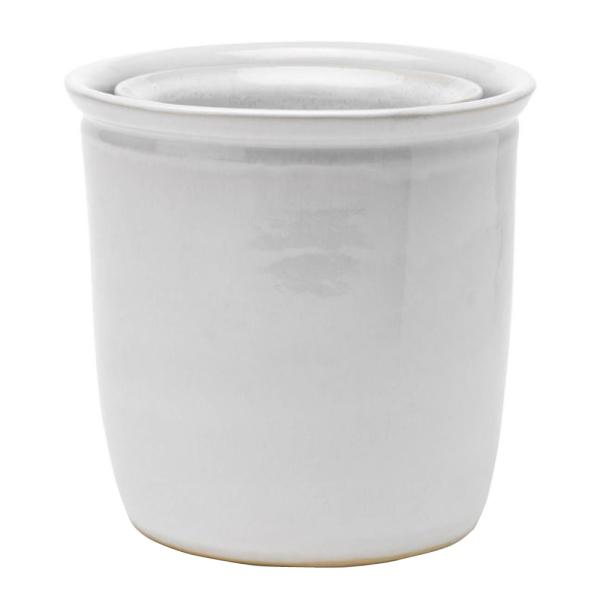 Knabstrup Keramik Tavola syltekrukke 4+2L hvit