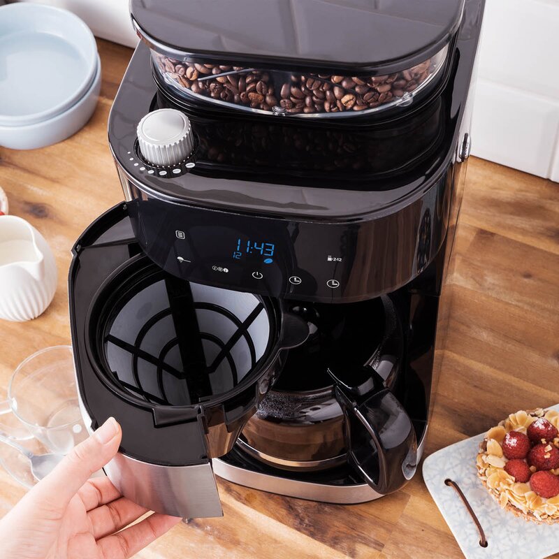 Gastroback Grind & Brew Pro kaffetrakter med innebygd kvern 1,5L