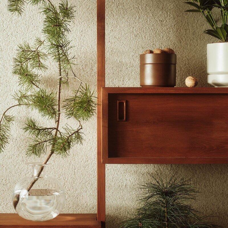 Arabia Kirnu dekorativ krukke 11x10 cm brun