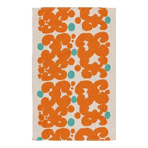 Marimekko Keidas kjøkkenhåndkle 43x70 cm oransje/turkis