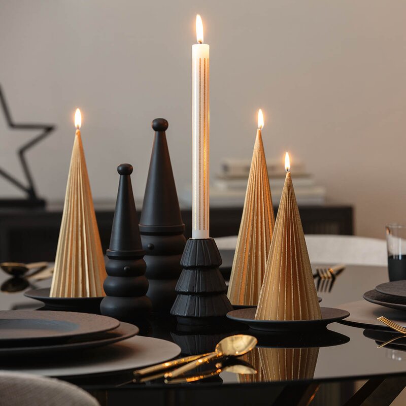 Villeroy & Boch Christmas Chic snømann 25,5 cm svart