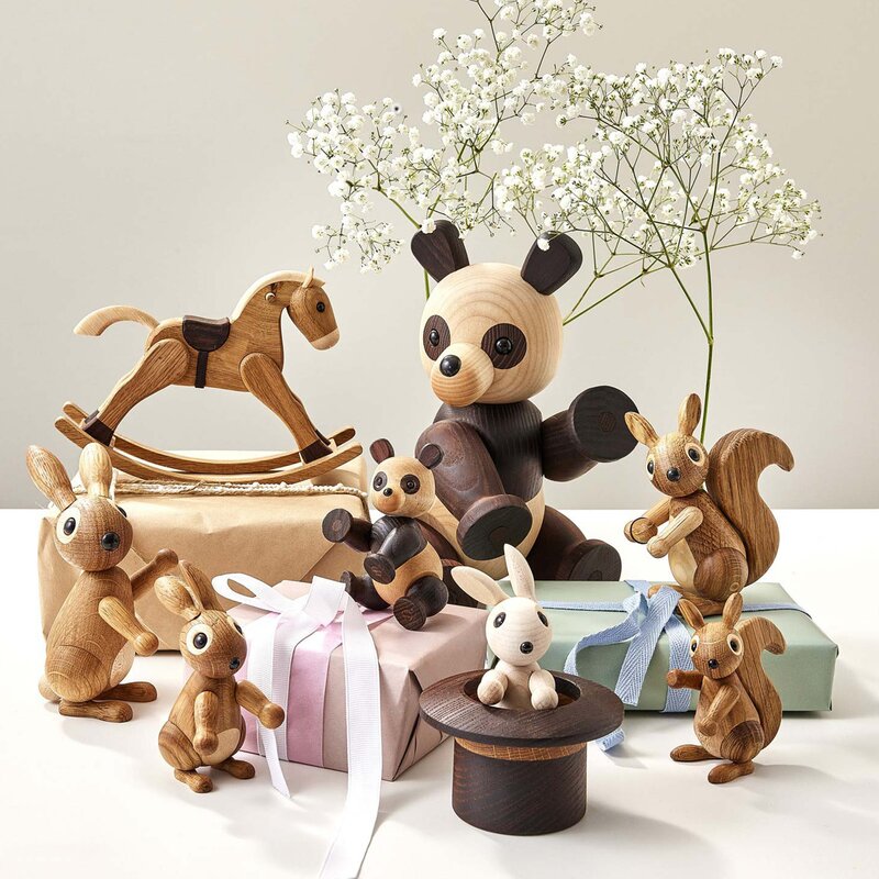 Spring Copenhagen The Rocking Horse trefigur gyngehesten 13,5 cm