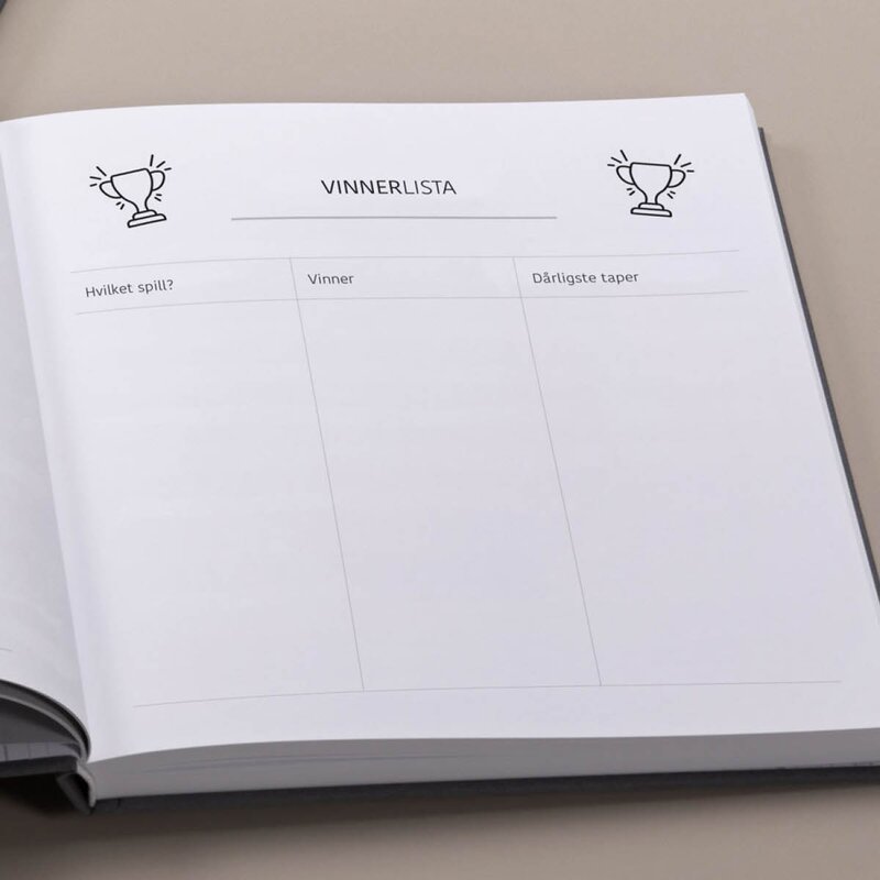 Pictureit Hyttebok 22x21,5x2,5 cm beige