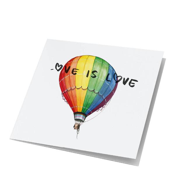 Emmeselle Store kunstkort luftballong